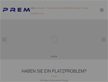 Tablet Screenshot of prem-transporte.com